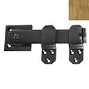 Forever Hardware [F2-420-C] Solid Bronze Gate Drop Bar Latch - Lockable - 3 Piece - Champagne Finish - 5" L