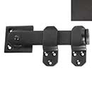 Forever Hardware [F2-420-E] Solid Bronze Gate Drop Bar Latch - Lockable - 3 Piece - Espresso Finish - 5" L