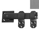 Forever Hardware [F2-420-P] Solid Bronze Gate Drop Bar Latch - Lockable - 3 Piece - Platinum Finish - 5" L