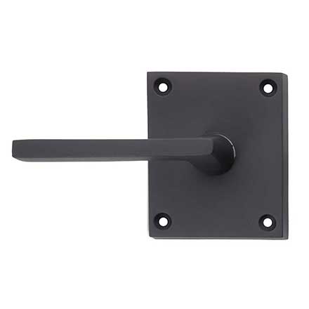 Forever Hardware [F1-425-25-DUMS] Solid Bronze Gate Dummy Case Latch - Square Plate - Single Side - 3 3/4&quot; H x 3&quot; W