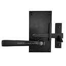 Forever Hardware [F1-500-00-BAR-RH] Solid Bronze Gate Drop Bar Latch Set - Vertical Square Plate - Single Side - Right Handed - 4 1/2&quot; H x 2 3/4&quot; W