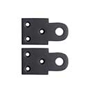 Forever Hardware [F2-410] Solid Bronze Gate Mortise Padlock Eyes - Pair