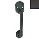 Forever Hardware [F2-306-E] Solid Bronze Gate Pull Handle - Oval End - Espresso Finish - 8" L
