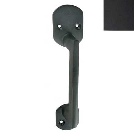 Forever Hardware [F2-306-M] Solid Bronze Gate Pull Handle - Oval End - Midnight Finish - 8&quot; L