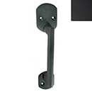 Forever Hardware [F2-306-M] Solid Bronze Gate Pull Handle - Oval End - Midnight Finish - 8" L