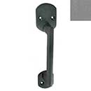 Forever Hardware [F2-306-P] Solid Bronze Gate Pull Handle - Oval End - Platinum Finish - 8" L