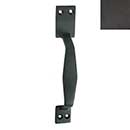 Forever Hardware [F2-313-E] Solid Bronze Gate Pull Handle - Rectangular End - Espresso Finish - 8" L