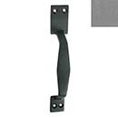 Forever Hardware [F2-313-P] Solid Bronze Gate Pull Handle - Rectangular End - Platinum Finish - 8" L