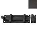 Forever Hardware [F2-501-E] Solid Bronze Gate Surface Slide Bolt - Espresso Finish - 2" W x 6" L