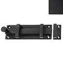 Forever Hardware [F2-501-M] Solid Bronze Gate Surface Slide Bolt - Midnight Finish - 2" W x 6" L