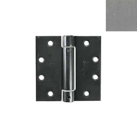 Forever Hardware [F4-455-P] Stainless Steel Gate Spring Hinge - Heavy Duty - Button Tip - Platinum (PVD) Finish - 4 1/2&quot; H x 4 1/2&quot; W