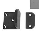 Forever Hardware [F2-550-P] Solid Bronze Gate Stop - L Shape - Platinum Finish - 1 3/4&quot; L