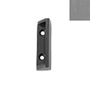 Forever Hardware [F2-552-P] Solid Bronze Gate Stop - Edge - Platinum Finish - 3&quot; L