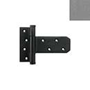 Forever Hardware [F4-445-P] Solid Bronze Gate T-Hinge - Platinum Finish - 4&quot; H x 5 3/4&quot; W