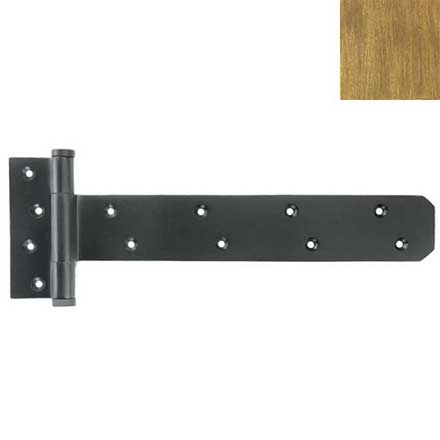 Forever Hardware [F4-446-C] Solid Bronze Gate T-Hinge - Champagne Finish - 4&quot; H x 11 3/4&quot; W