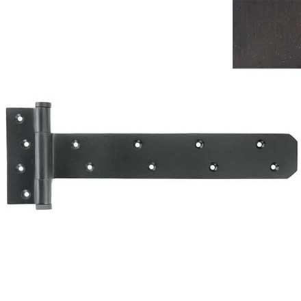 Forever Hardware [F4-446-E] Solid Bronze Gate T-Hinge - Espresso Finish - 4&quot; H x 11 3/4&quot; W