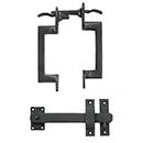 Forever Hardware [F2-348] Solid Bronze Gate Double Thumb Latch - Arch End - 8&quot; L - 4 1/8&quot; to 6 1/2&quot; Thick Gate