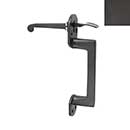 Forever Hardware [F2-305-E] Solid Bronze Gate Thumb Latch - Oval End - Espresso Finish - 8" L