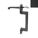 Forever Hardware [F2-305-M] Solid Bronze Gate Thumb Latch - Oval End - Midnight Finish - 8" L