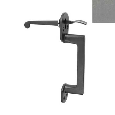 Forever Hardware [F2-305-P] Solid Bronze Gate Thumb Latch - Oval End - Platinum Finish - 8&quot; L