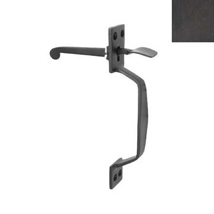 Forever Hardware [F2-312-E] Solid Bronze Gate Thumb Latch - Rectangular End - Espresso Finish - 8 1/4&quot; L