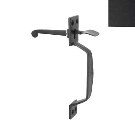 Forever Hardware [F2-312-M] Solid Bronze Gate Thumb Latch - Rectangular End - Midnight Finish - 8 1/4&quot; L