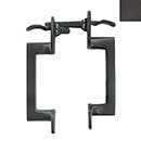 Forever Hardware [F2-335-E] Solid Bronze Gate Double Thumb Latch - Oval End - Espresso Finish - 8" L - 2" to 2 3/8" Thick Gate