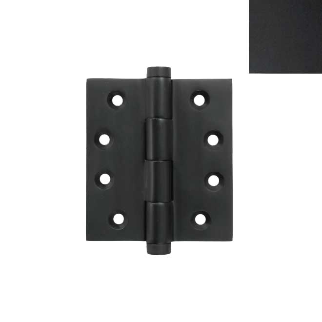 Forever Hardware [F4430M] Solid Bronze Gate Butt Hinge Heavy Duty Button Tip Midnight