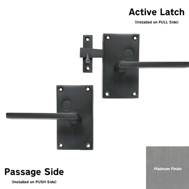Forever Hardware [F1-400-00-SET-LH-P] Gate Case Latch Set