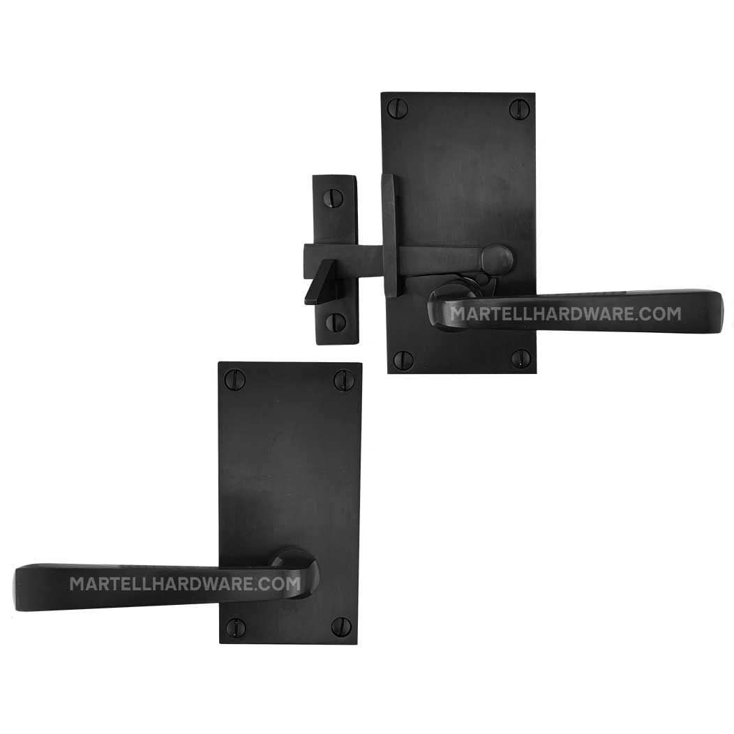 Forever Hardware [F1-500-00-SET-LH] Gate Drop Bar Latch