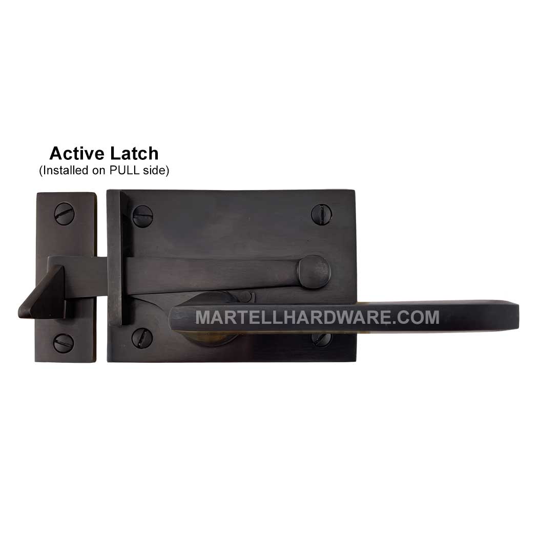 Forever Hardware [F1-555-00-BAR-LH] Gate Drop Bar Latch
