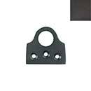 Forever Hardware [F2-800-K-E] Solid Bronze Gate Cane Bolt Receiver Plate - Round - Espresso Finish