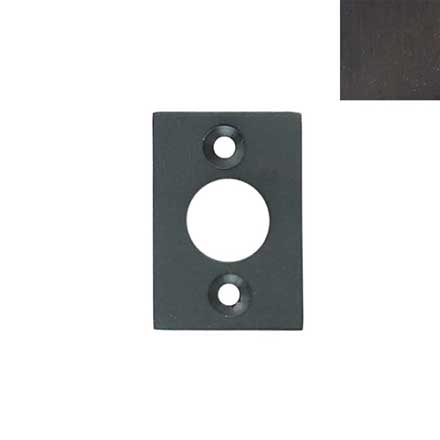 Forever Hardware [F2-800-S] Solid Bronze Gate Cane Bolt Receiver Plate - Square