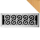 Antique Brass Finish - Legacy Scroll Floor Registers & Heat Vent Covers