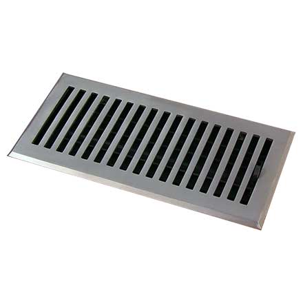 HRV Industries [04-210-C] Brass Decorative Floor Register Vent Cover - Contemporary - 2" x 10"
