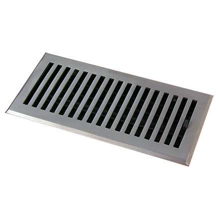 HRV Industries [04-214-C] Brass Decorative Floor Register Vent Cover - Contemporary - 2&quot; x 14&quot;