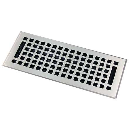 HRV Industries [05-412-C] Brass Decorative Floor Register Vent Cover - Mission - 4&quot; x 12&quot;