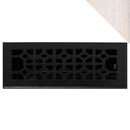 HRV Industries [01-214-C-26] Brass Decorative Floor Register Vent Cover - Legacy Classic - Polished Chrome Finish - 2" x 14"