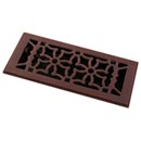 HRV Industries [02-610-C-10] Brass Decorative Floor Register Vent Cover - Oriental - Oil Rubbed Bronze Finish - 6" x 10"