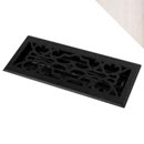 HRV Industries [03-214-C-26] Brass Decorative Floor Register Vent Cover - Victorian - Polished Chrome Finish - 2&quot; x 14&quot;