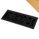HRV Industries [03-614-C-05] Brass Decorative Floor Register Vent Cover - Victorian - Antique Brass Finish - 6" x 14"
