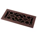 HRV Industries [03-614-C-10] Brass Decorative Floor Register Vent Cover - Victorian - Oil Rubbed Bronze Finish - 6" x 14"