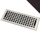 HRV Industries [05-214-A-19] Cast Iron Decorative Floor Register Vent Cover - Mission - Black Finish - 2&quot; x 14&quot;