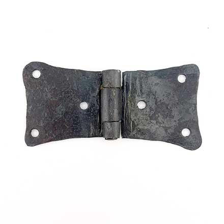 Hammered Hinges [101.02] Forged Iron Cabinet Butterfly Hinge - 1 1/2" H x 3 1/2" W