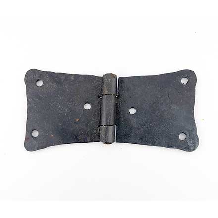 Hammered Hinges [101.03] Forged Iron Cabinet Butterfly Hinge - 1 3/4&quot; H x 4&quot; W