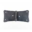 Hammered Hinges [101.03] Forged Iron Cabinet Butterfly Hinge - 1 3/4&quot; H x 4&quot; W