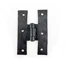 Hammered Hinges [103.03] Handmade Wrought Iron Cabinet H Hinge - Flush - 3&quot; H x 2&quot; W