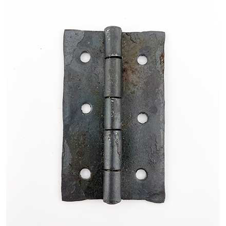 Hammered Hinges [107G.25] Forged Iron Cabinet Butt Hinge - 2 1/2&quot; H x 1 1/2&quot; W