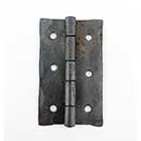 Hammered Hinges [107G.25] Forged Iron Cabinet Butt Hinge - 2 1/2" H x 1 1/2" W