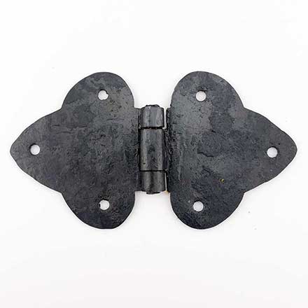 Hammered Hinges [117.25] Forged Iron Cabinet Acorn Hinge - 2 1/2&quot; H x 4 3/8&quot; W